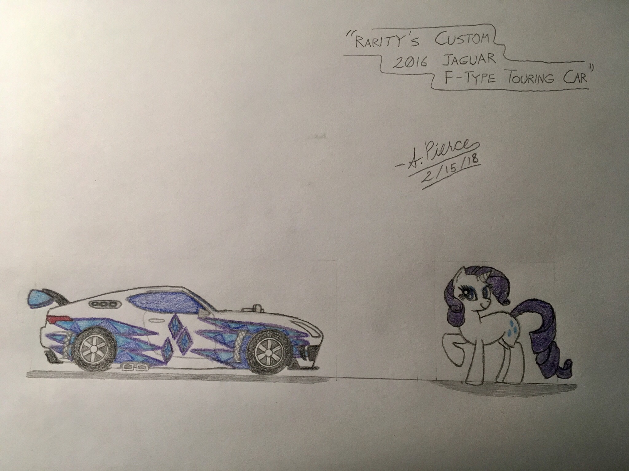 Rarity's custom Jaguar F-Type Racer